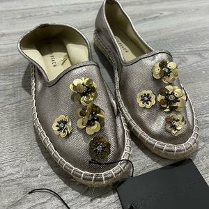 South Beach Metallic Espadrilles